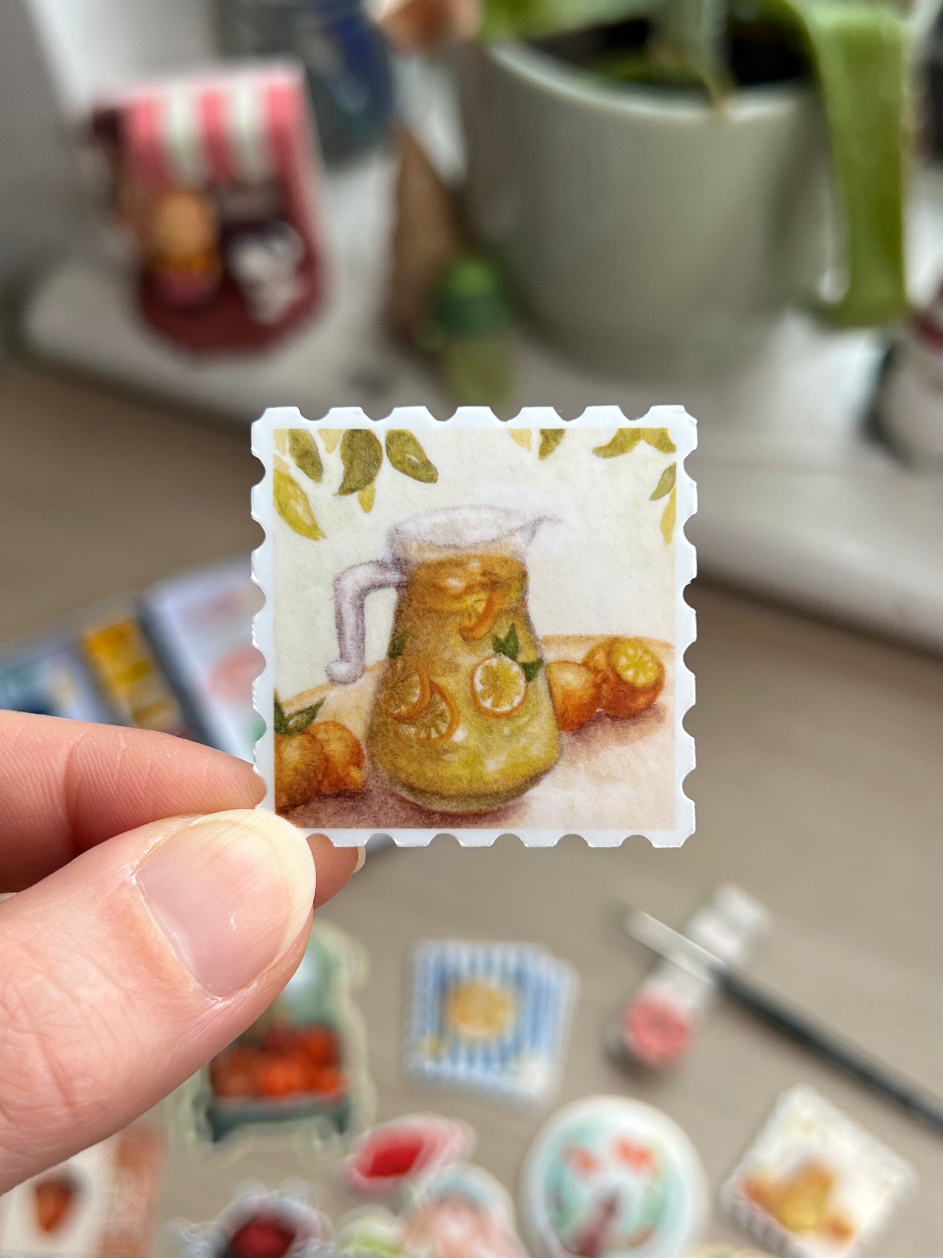 Lemon Summer Jug Sticker