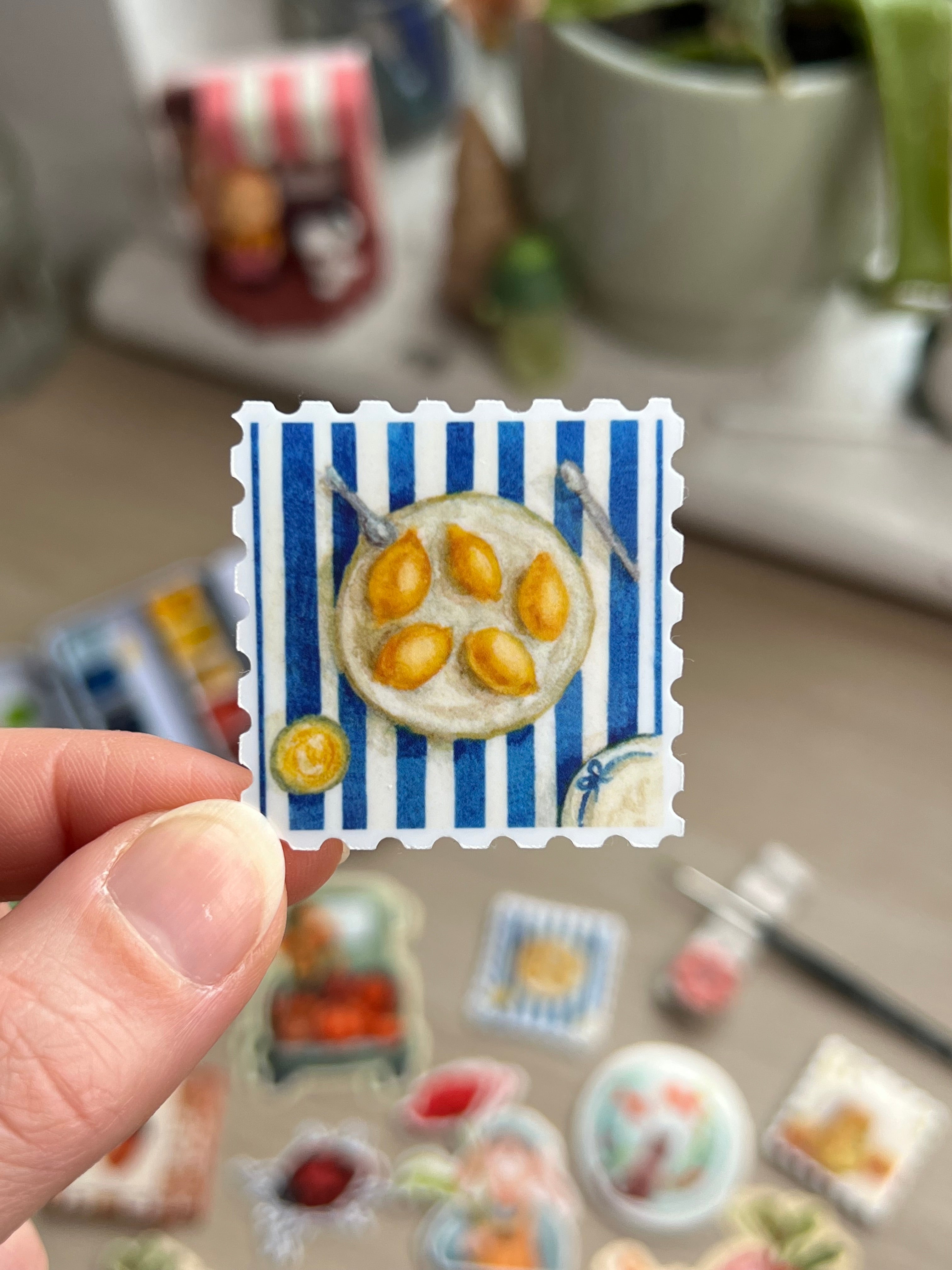 Lemon Summer Table Sticker