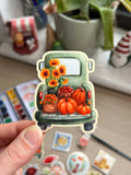 Pumpkin Truck Sticker
